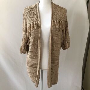Ruby rd tan sweater ( Large)